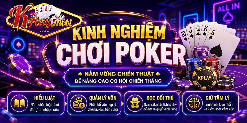 kinh nghiệm chơi poker