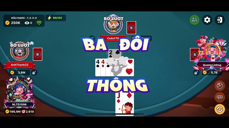 luật chặt heo tiến lên
